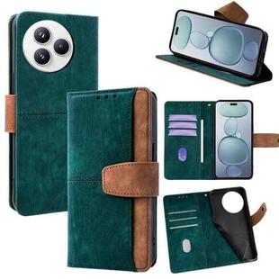 For Xiaomi Civi 5 Pro Color Stitching Skin Feel Leather RFID Blocking Phone Case(Green)