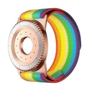 MagSafe Aromatherapy Phone Holder Sports Wristband(Rose Gold + Rainbow)