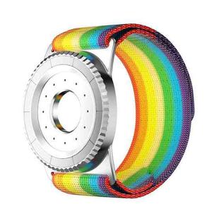 MagSafe Aromatherapy Phone Holder Sports Wristband(Silver + Rainbow)