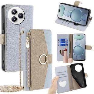 For Xiaomi Civi 5 Pro 5G Crossbody Litchi Texture Leather Phone Case(Blue)
