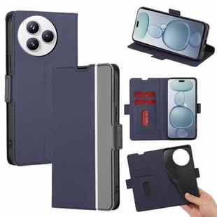 For Xiaomi Civi 5 Pro 5G Twill Texture Side Button Leather Phone Case(Blue)