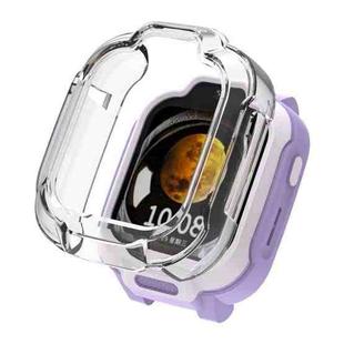 For Redmi Kids Watch Half Coverage Hollow TPU Watch Protective Case(Transparent)