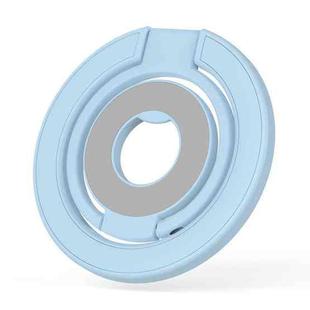 Triple Folding MagSafe Double-Sided Magnetic Phone Ring Holder(Blue)