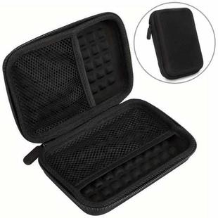 Mobile Hard Drive Data Cable Storage Bag Portable EVA Storage Box(Black)