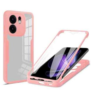 For OPPO Reno13 F 4G / 5G 360 Degrees Full Body Phone Case(Pink)