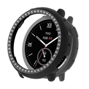 For Amazfit Active 2 Diamond Half Coverage PC Watch Protective Case(Black)