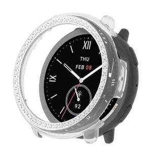 For Amazfit Active 2 Diamond Half Coverage PC Watch Protective Case(Transparent)