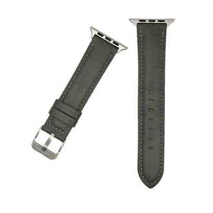 For Apple Watch 42mm / 41mm / 40mm / 38mm xDfind Crazy Horse Texture Leather Watch Band(Green)