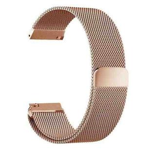 22mm xDfind Milanese Stainless Steel Watch Band(Rose Gold)