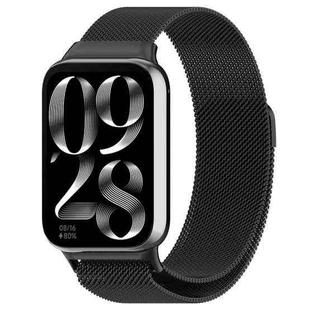 For Xiaomi Smart Band 9 Pro / 8 Pro xDfind Milan Magnetic Steel Mesh Watch Band(Black)