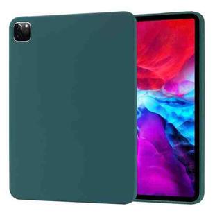 For iPad Pro 11 (2020) Liquid Silicone Shockproof Full Coverage Tablet Case(Green)