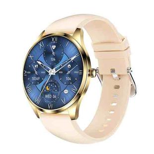 H77 1.43 inch AMOLED Screen Health & Fitness Smart Watch IP67 Waterproof Support BT Call(Beige)