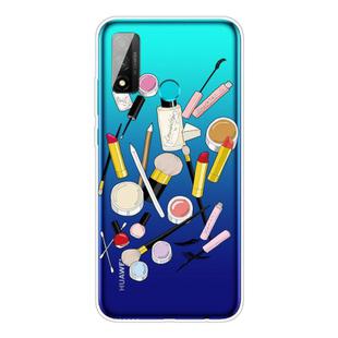 For Huawei P smart 2020 Coloured Drawing Pattern Highly Transparent TPU Protective Case(Cosmetic)
