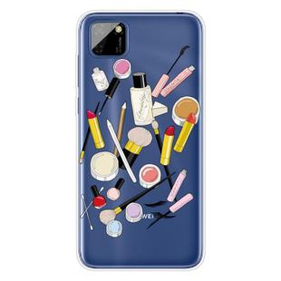 For Huawei Y5p (2020) Coloured Drawing Pattern Highly Transparent TPU Protective Case(Cosmetic)