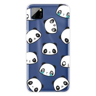 For Huawei Y5p (2020) Coloured Drawing Pattern Highly Transparent TPU Protective Case(Emoji Bear)