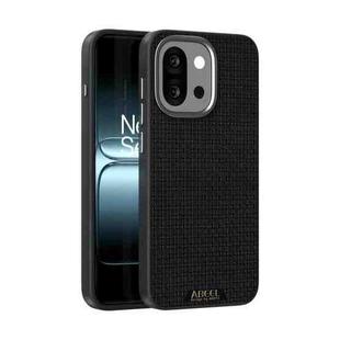 For OnePlus 13T ABEEL Ruyi Pattern 6D Micro Relief MagSafe Leather Phone Case(Black)