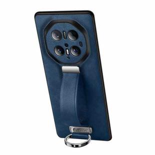 For Huawei Mate 70 RS Ultimate SULADA PC Hybrid Leather Texture Skin Feel Precise Hole Phone Case(Blue)
