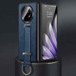 For OPPO Find N5 SULADA PC Hybrid Leather Texture Skin Feel Shockproof Phone Case(Blue)