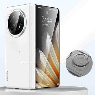 For OPPO Find N5 SULADA Skin Feel Liquid Leather Shockproof Phone Case(White)