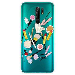 For Xiaomi Redmi 9 Coloured Drawing Pattern Highly Transparent TPU Protective Case(Cosmetic)