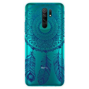 For Xiaomi Redmi 9 Coloured Drawing Pattern Highly Transparent TPU Protective Case(Dreamcatcher)