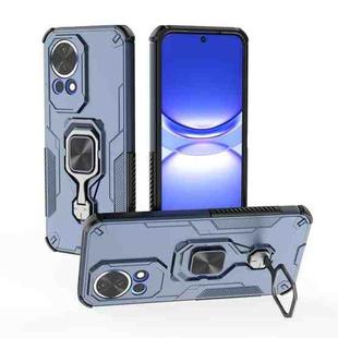 For Huawei nova 12 Metal Kickstand TPU Hybrid PC Phone Case(Blue)