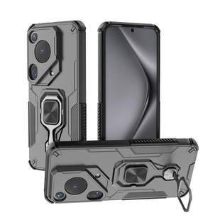 For Huawei Pura 70 Ultra Metal Kickstand TPU Hybrid PC Phone Case(Black)