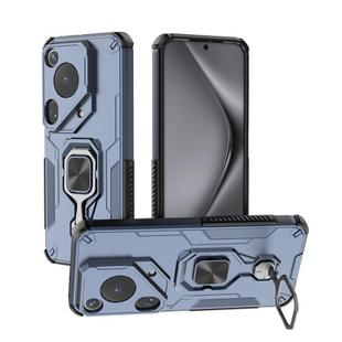 For Huawei Pura 70 Ultra Metal Kickstand TPU Hybrid PC Phone Case(Blue)