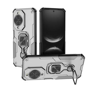 For Huawei nova 14 Metal Kickstand TPU Hybrid PC Phone Case(Grey)