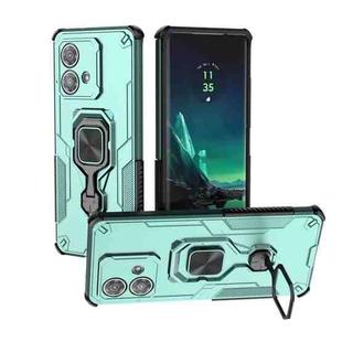 For Motorola Edge 40 Neo Metal Kickstand TPU Hybrid PC Phone Case(Green)