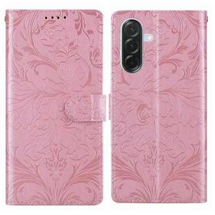For Samsung Galaxy A26 / A36 / A56 Embossed Floral Pattern Leather Phone Case(Pink)