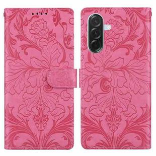 For Samsung Galaxy A26 / A36 / A56 Embossed Floral Pattern Leather Phone Case(Rose Red)
