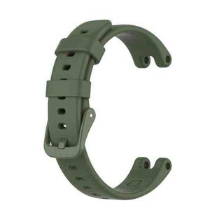 For Garmin Lily xDfind Silicone Watch Band with Dismantling Tools(Dark Green)