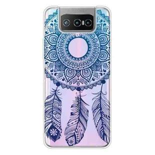 For Asus Zenfone 7 ZS670KS Shockproof Painted Transparent TPU Protective Case(Dreamcatcher)