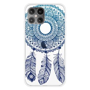 For iPhone 12 mini Shockproof Painted Transparent TPU Protective Case(Dreamcatcher)