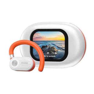 WK Beluga S11 Vukie OWS Clip-on Wireless Earphones with Smart Color Screen(White)