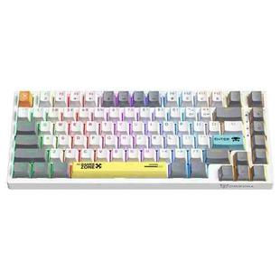 ONIKUMA G58 82-Keys Hot-Swappable Mechanical Gaming Keyboard(White)