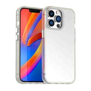 For iPhone 13 Pro Candy Diamond Frosted PC Hybrid TPU Phone Case(White)