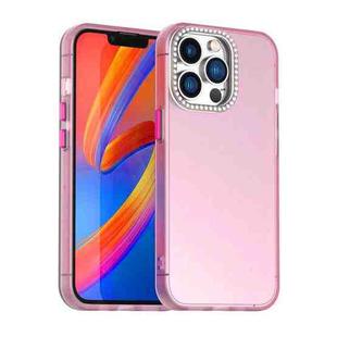 For iPhone 13 Pro Candy Diamond Frosted PC Hybrid TPU Phone Case(Red)