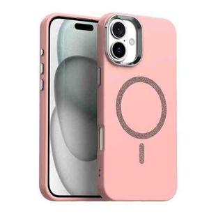 For iPhone 16 Glitter Series Magsafe PC Hybrid TPU Phone Case(Red)
