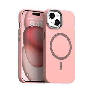 For iPhone 15 Plus Glitter Series Magsafe PC Hybrid TPU Phone Case(Red)