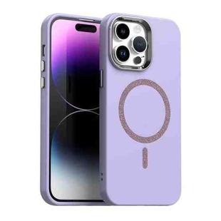 For iPhone 14 Pro Max Glitter Series Magsafe PC Hybrid TPU Phone Case(Purple)