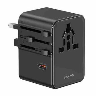USAMS CC310 70W Three Type-C and Dual USB-A Ports Universal Travel Charger(Black)
