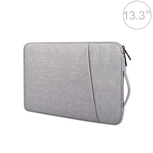 ND01D Felt Sleeve Protective Case Carrying Bag for 13.3 inch Laptop(Grey)