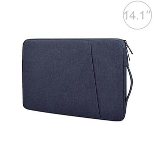 ND01D Felt Sleeve Protective Case Carrying Bag for 14.1 inch Laptop(Navy Blue)