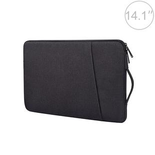 ND01D Felt Sleeve Protective Case Carrying Bag for 14.1 inch Laptop(Black)