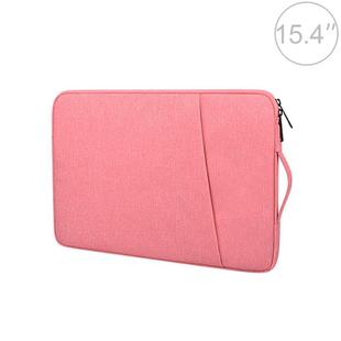 ND01D Felt Sleeve Protective Case Carrying Bag for 15.4 inch Laptop(Pink)