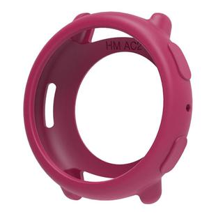 For Amazfit Active 2 Silicone Watch Protective Case(Wine Red)