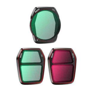 For DJI Air 3S BRDRC Camera Lens Filter, Filter:3 in 1 CPL UV ND16