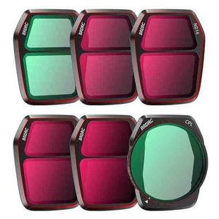 For DJI Air 3S BRDRC Camera Lens Filter, Filter:6 in 1 ND8-64 UV CPL